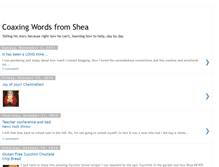 Tablet Screenshot of coaxingwordsfromshea.blogspot.com