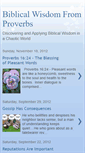 Mobile Screenshot of biblicalwisdomfromproverbs.blogspot.com