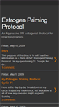 Mobile Screenshot of estrogenprimingprotocol.blogspot.com