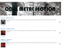 Tablet Screenshot of odalmetalsection.blogspot.com