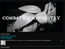 Tablet Screenshot of combatrockindustry.blogspot.com