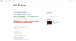 Desktop Screenshot of ibitireserva.blogspot.com