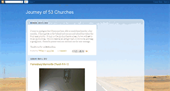 Desktop Screenshot of journeyof53churches.blogspot.com