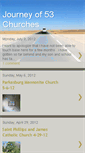 Mobile Screenshot of journeyof53churches.blogspot.com