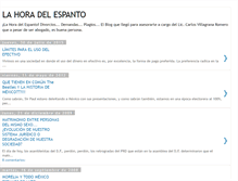 Tablet Screenshot of lahoradelespanto.blogspot.com