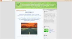 Desktop Screenshot of conduccioncygsa.blogspot.com