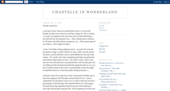 Desktop Screenshot of chantelle.blogspot.com