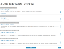 Tablet Screenshot of littlebirdyevents.blogspot.com