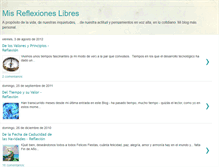 Tablet Screenshot of misreflexioneslibres.blogspot.com