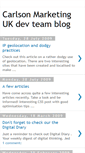 Mobile Screenshot of carlsondev.blogspot.com