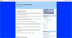 Desktop Screenshot of our-scotland.blogspot.com