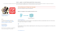 Desktop Screenshot of copyrightedblog.blogspot.com