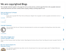 Tablet Screenshot of copyrightedblog.blogspot.com