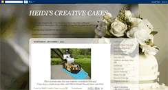 Desktop Screenshot of heidiscreativecakes.blogspot.com