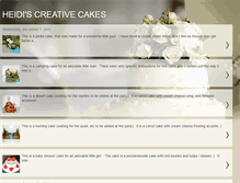 Tablet Screenshot of heidiscreativecakes.blogspot.com