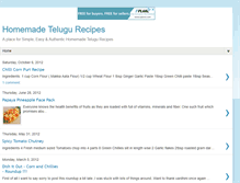 Tablet Screenshot of homemadetelugurecipes.blogspot.com