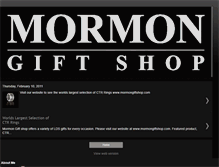 Tablet Screenshot of mormongiftshop.blogspot.com