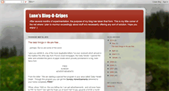 Desktop Screenshot of blog-o-gripes.blogspot.com