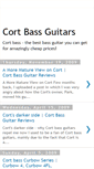 Mobile Screenshot of cortbassguitarreviews.blogspot.com