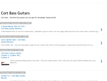 Tablet Screenshot of cortbassguitarreviews.blogspot.com