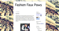 Desktop Screenshot of fashionfauxpawz.blogspot.com