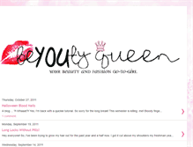 Tablet Screenshot of beyoutyqueen.blogspot.com