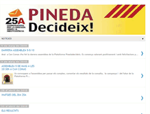 Tablet Screenshot of pinedadecideix.blogspot.com