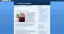 Desktop Screenshot of montessoripaedagogik.blogspot.com