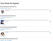 Tablet Screenshot of cinehindu-bollywood.blogspot.com