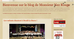 Desktop Screenshot of monsieurnezrouge.blogspot.com