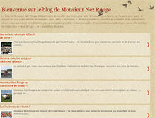 Tablet Screenshot of monsieurnezrouge.blogspot.com