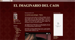 Desktop Screenshot of elimaginariodelcaos.blogspot.com