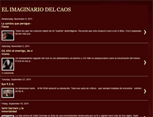 Tablet Screenshot of elimaginariodelcaos.blogspot.com