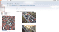 Desktop Screenshot of elmirondelaobra.blogspot.com