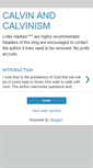 Mobile Screenshot of calvinismonline.blogspot.com
