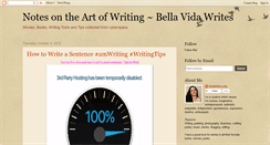 Desktop Screenshot of bellavidawrites.blogspot.com