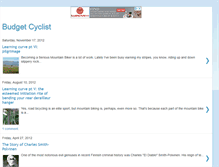 Tablet Screenshot of budgetcyclist.blogspot.com