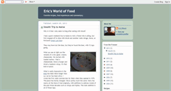 Desktop Screenshot of ericsfood.blogspot.com
