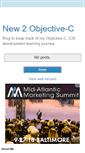 Mobile Screenshot of new2objectivec.blogspot.com