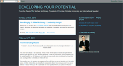 Desktop Screenshot of developingyourpotential.blogspot.com