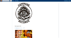 Desktop Screenshot of communerecords.blogspot.com