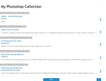 Tablet Screenshot of myphotoshopcollection.blogspot.com