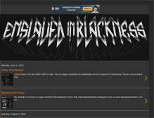 Tablet Screenshot of enslavedinblackness.blogspot.com