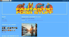 Desktop Screenshot of fantasticfourstuff.blogspot.com