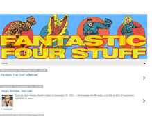 Tablet Screenshot of fantasticfourstuff.blogspot.com