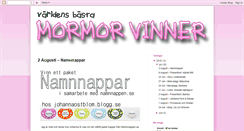 Desktop Screenshot of mormorvinner.blogspot.com