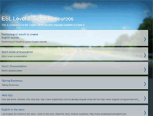 Tablet Screenshot of esllevel2.blogspot.com