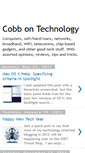 Mobile Screenshot of cobbontech.blogspot.com