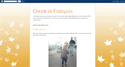 Desktop Screenshot of gwenetfrancois.blogspot.com