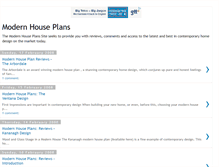 Tablet Screenshot of modernhouseplans.blogspot.com